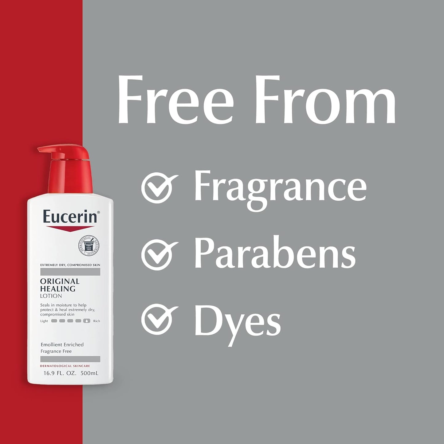كريم العلاج الأصلى للبشرة الجافة جدا من يوسرين 500مل _ Eucerin Original Healing Lotion 500ml