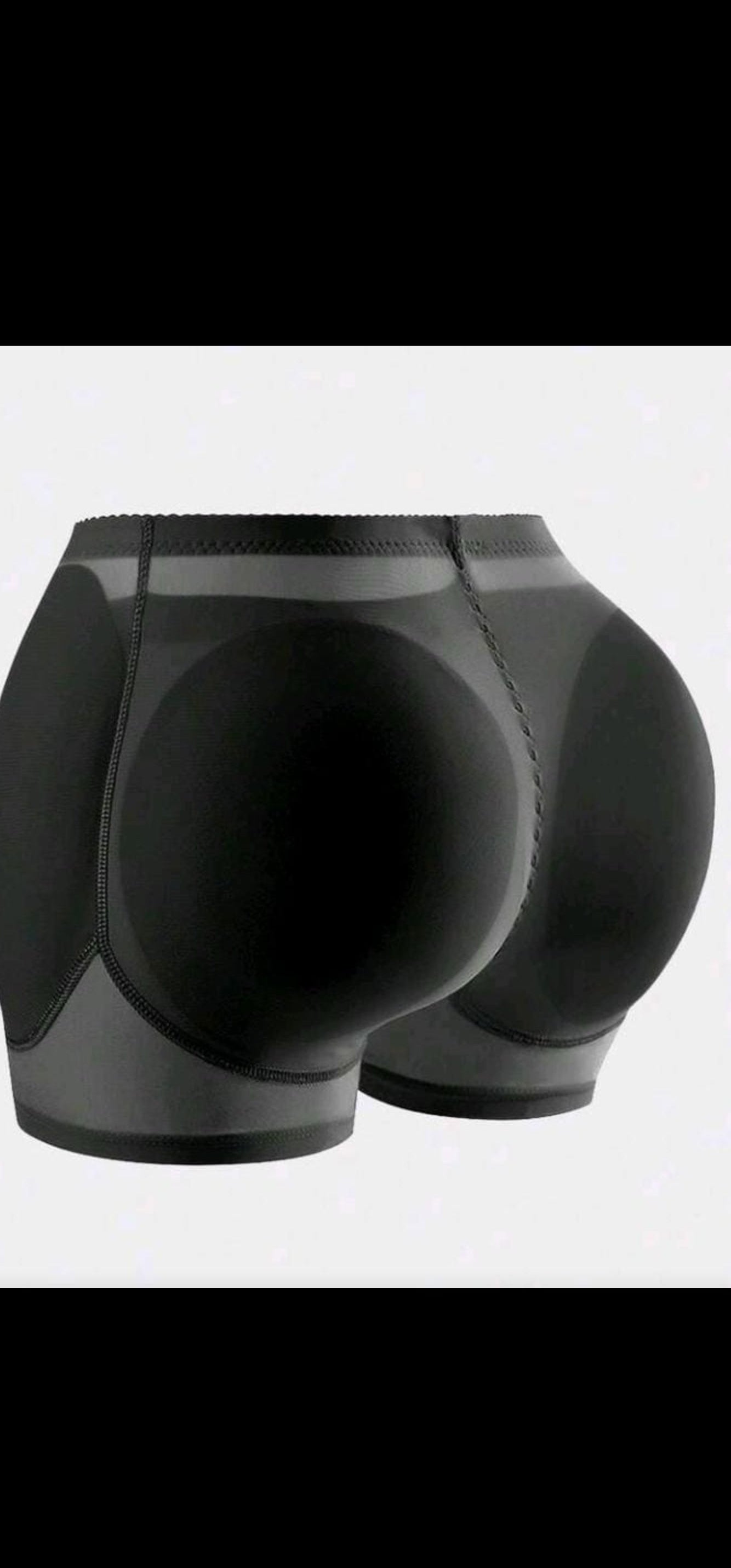 مشد نسائي للجسم مع حشوة قابلة للإزالة، يعزز المؤخرة والورك ويشكل الجسم مع سروال داخلي قصير ضغط، مناسب