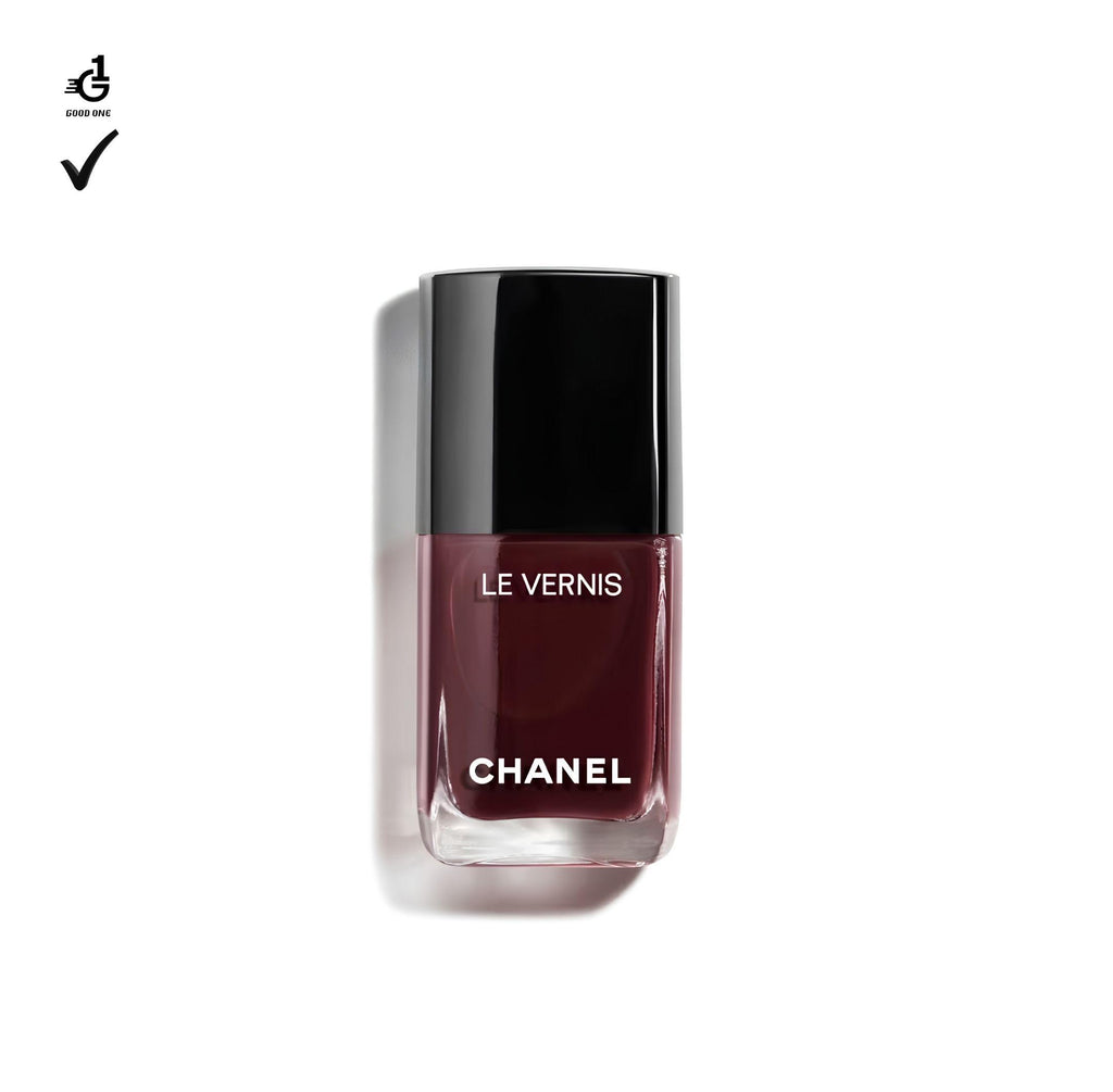 طلاء أظافر لو فيرني يدوم طويلاً من شانيل - CHANEL درجة روج نوار (155 Rouge Noir)