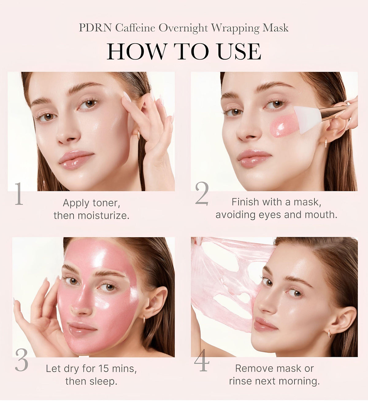 ميديكيوب قناع الكولاجين الوردي الليلي بالكافيين وPDRN - 75 مل | Medicube Pink Collagen Night Mask