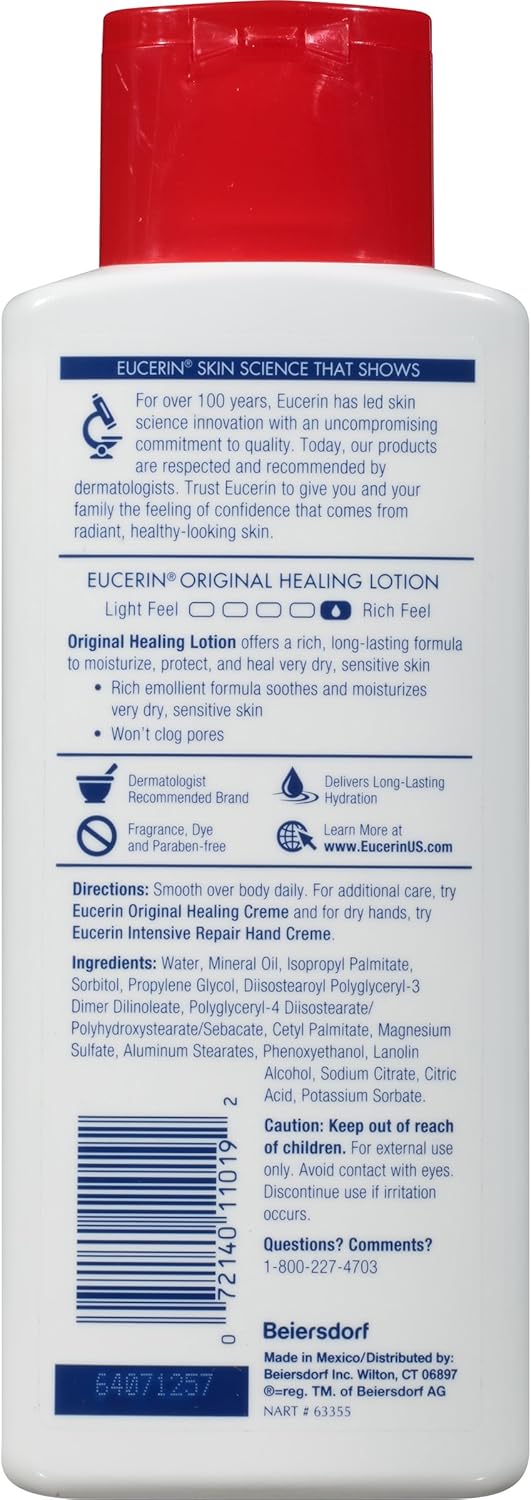 كريم العلاج الأصلى للبشرة الجافة جدا من يوسرين 500مل _ Eucerin Original Healing Lotion 500ml