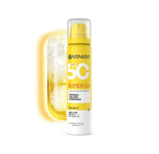 غارنييه بخاخ واقي شمس سوبر يوفي انفنسبل اير بعامل حماية 75 - +50مل