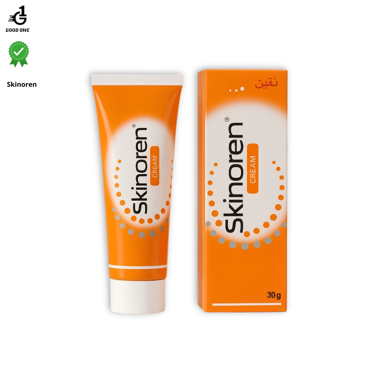 Skinoren Cream 20% (Azelaic Acid 20%) – 30 g
كريم سكينورين 20% (حمض الأزيليك) – 30 جم