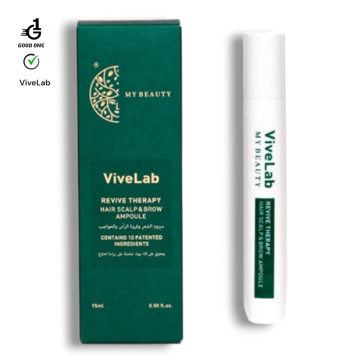 فايف لاب سيروم الشعر والحواجب وفروة الرأس من فيفلاب - 15مل viveLab (الأصلي100%)