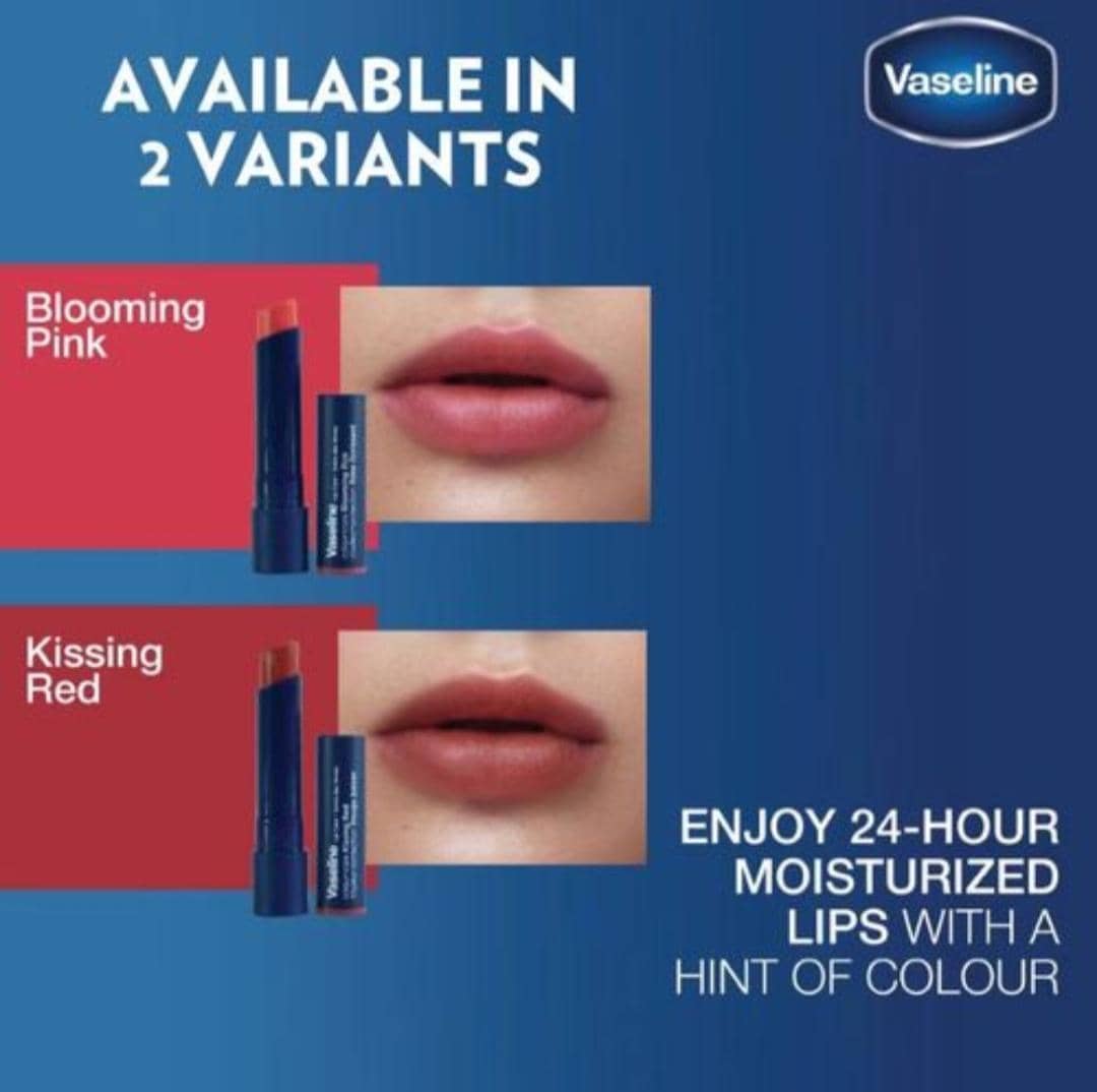 فازلين مرطب شفاه كولور + كير - كيسينج ريد