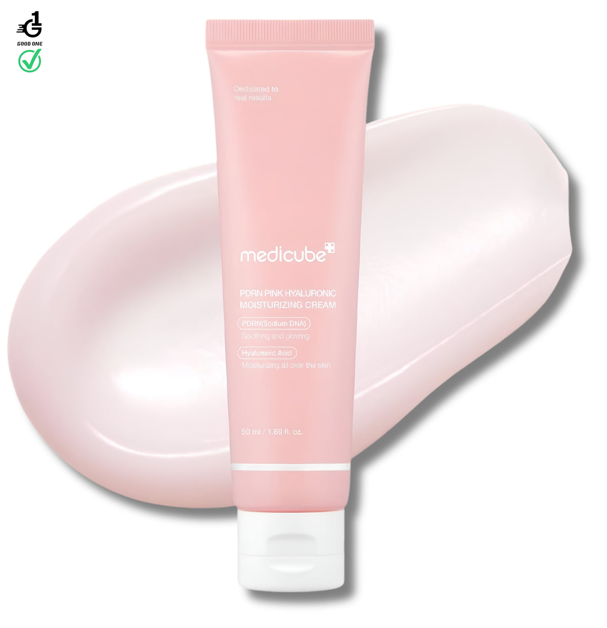 Medicube Pink Hyaluronic Moisturizing Cream - 50ml
ميديكيوب كريم مرطب بحمض الهيالورونيك الوردي - 50 مل