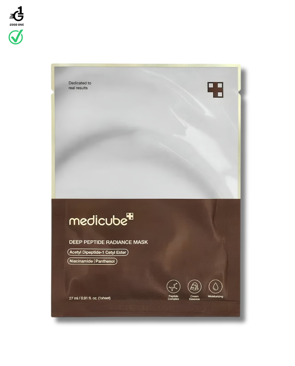 Medicube Deep Peptide Radiance Mask - 27ml
ميديكيوب قناع الببتيد العميق لإشراقة البشرة - 27 مل