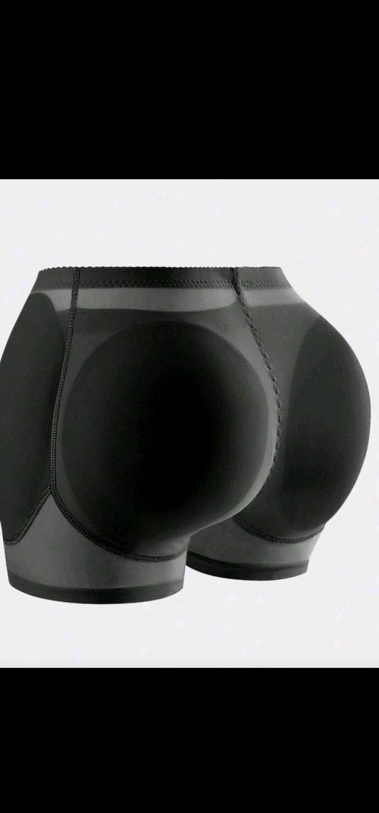 مشد نسائي للجسم مع حشوة قابلة للإزالة، يعزز المؤخرة والورك ويشكل الجسم مع سروال داخلي قصير ضغط، مناسب