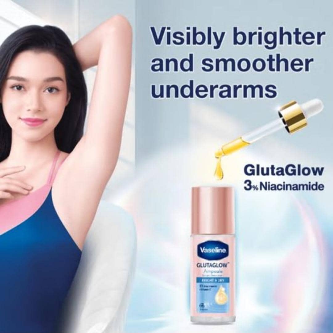 فازلين مزيل عرق سيروم جلوتا جلو الترا برايت - 45 مل