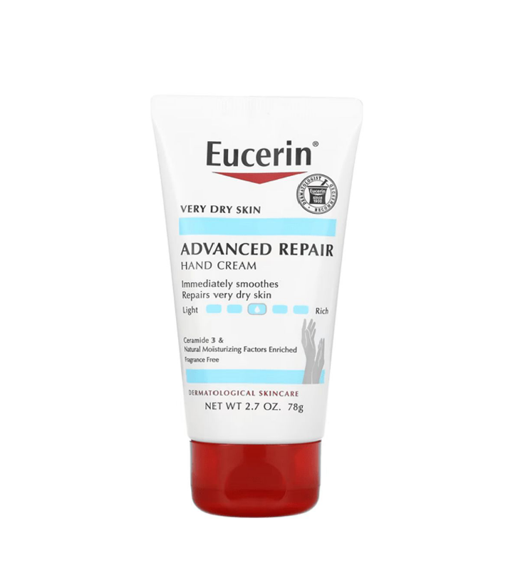 كريم إصلاح اليدين المتقدم للبشرة الجافة الخالي من العطور من يوسيرين 78غ