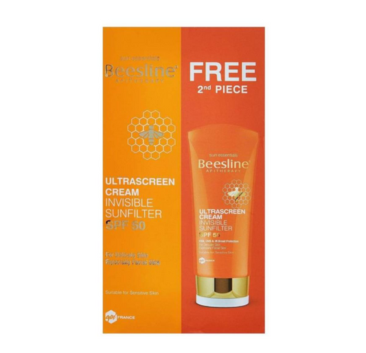 كريم الترا سكرين حاجب شفاف للشمس بعامل حماية 50+ من بيزلين 60مل