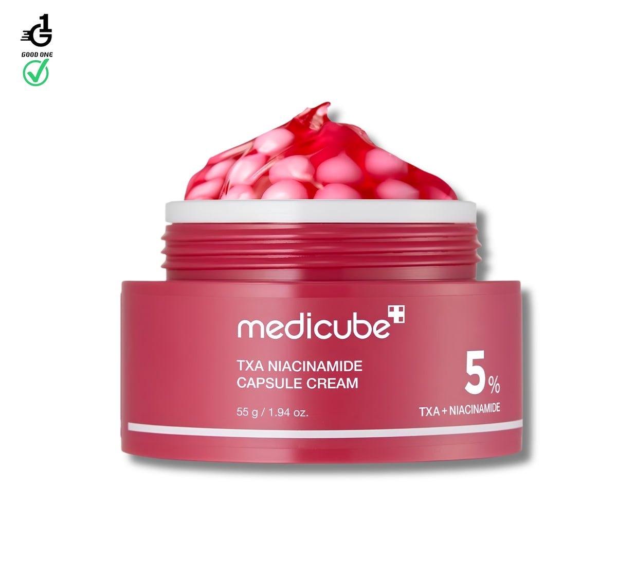 Medicube TXA & Niacinamide 5% Capsule Cream - 55g
ميديكيوب كريم كبسولات نياسيناميد 5% وتي اكس ايه - 55 جرام
